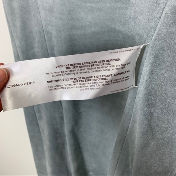 NWT BCBGMaxAzria Jamy Faux Suede Tank Mini Dress - Picture 12 of 14